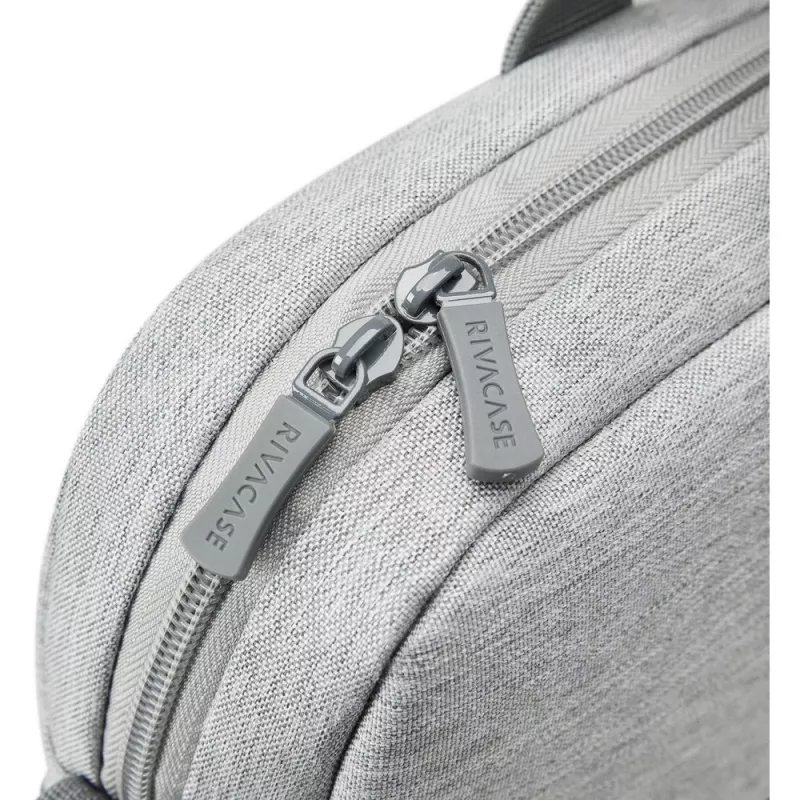 Torba na laptopa Rivacase Prater dla laptopów 10,1–14 cali, szaro‑granatowa