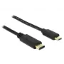 Kabel USB DeLOCK 2m USB2.0-C USB2.0 Micro-B Czarny