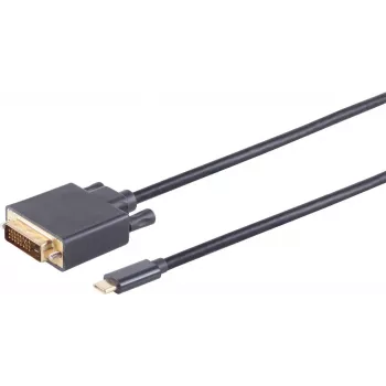 Kabel DVI-D USB Type-C ShiverPeaks BS10-58025 1m