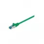 Wentronic Goobay CAT 6a kabel krosowy, S/FTP (PiMF), zielony, 1 m - LSZH bezhalogenowy, miedź (93681)