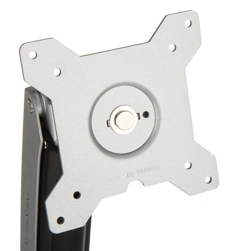 SilverStone SST-ARM22SC Uchwyt na dwa monitory - srebrny