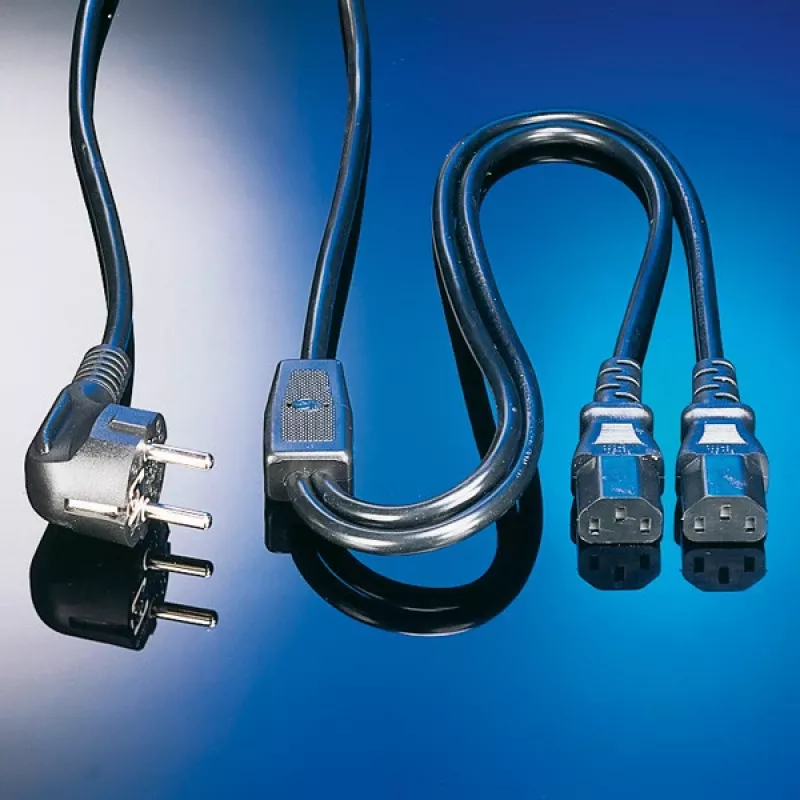 Kabel zasilający ROLINE - CEE 7/7 (M) do IEC 60320 C13