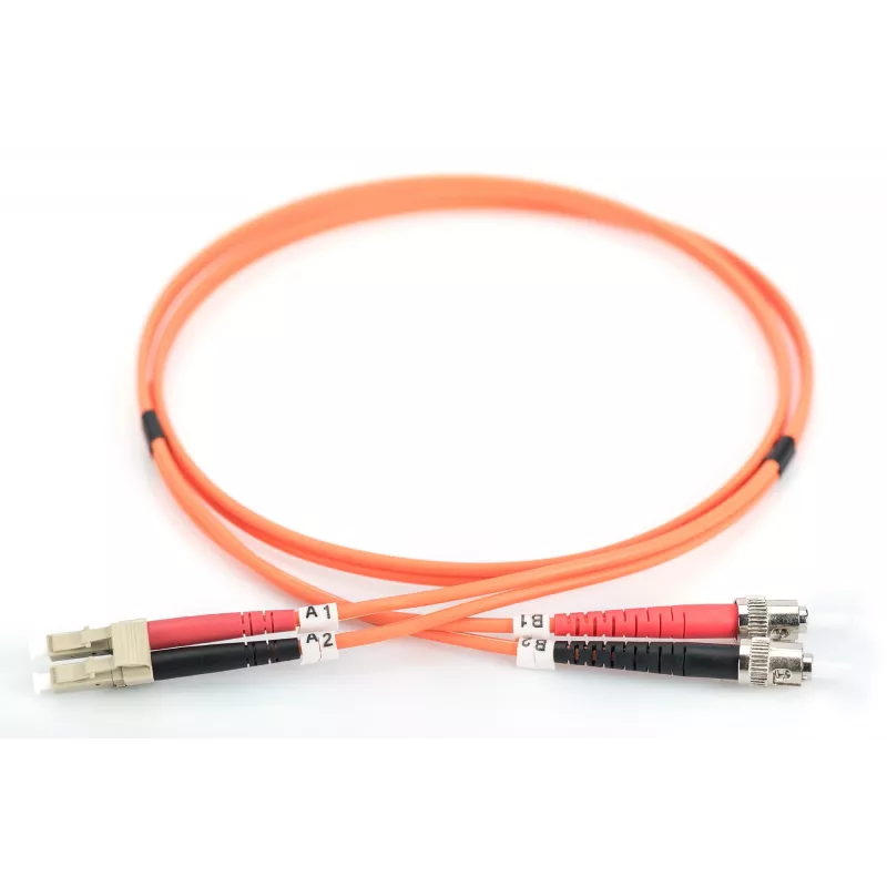Światłowodowy kabel krosowy wielomodowy - LC - ST - 10 m - I-VH - OM2 - LC - ST