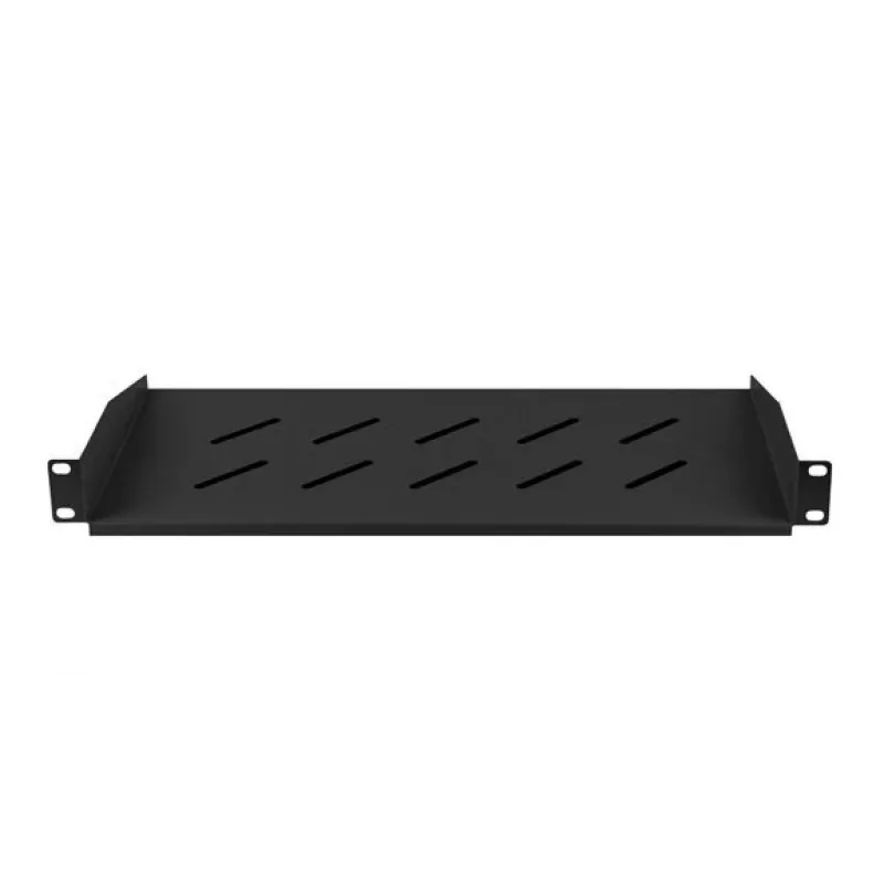 Lanberg AK-1014-B Półka 19 cali 1U 483x220 mm, 25 kg, czarna