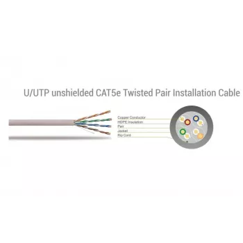 Kabel sieciowy SBOX kabel UTP CAT5e RJ-45 10 m Szary