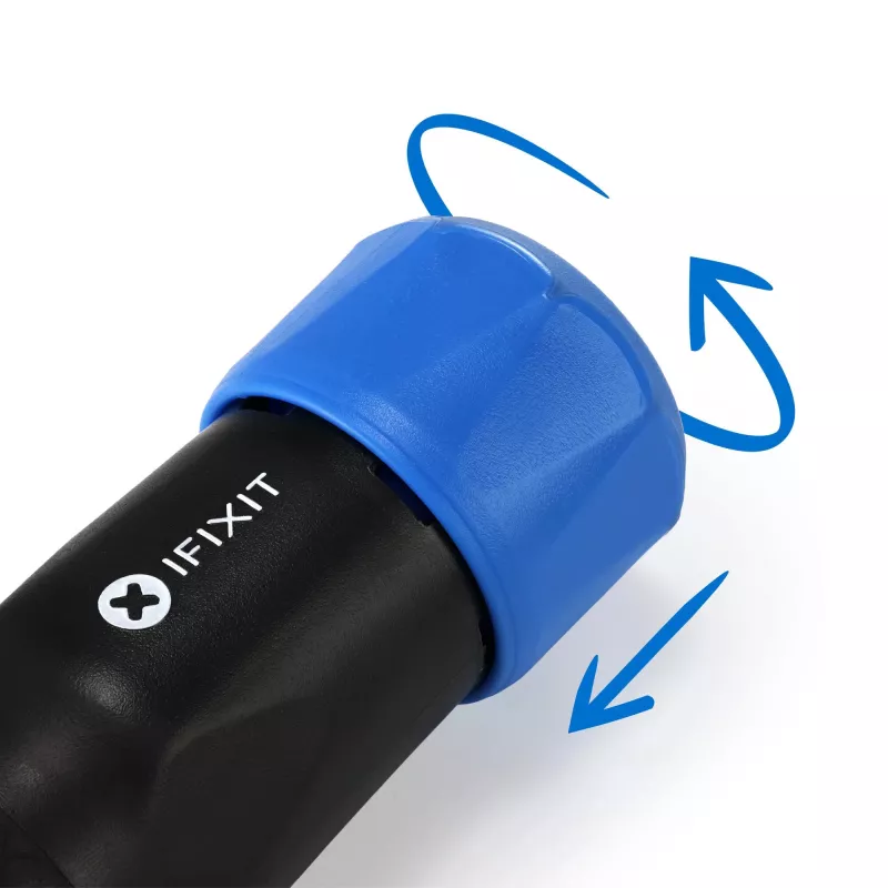 iFixit Narwhal 6-in-1 Schraubenzieher, arretierende Drehkappe - schwarz