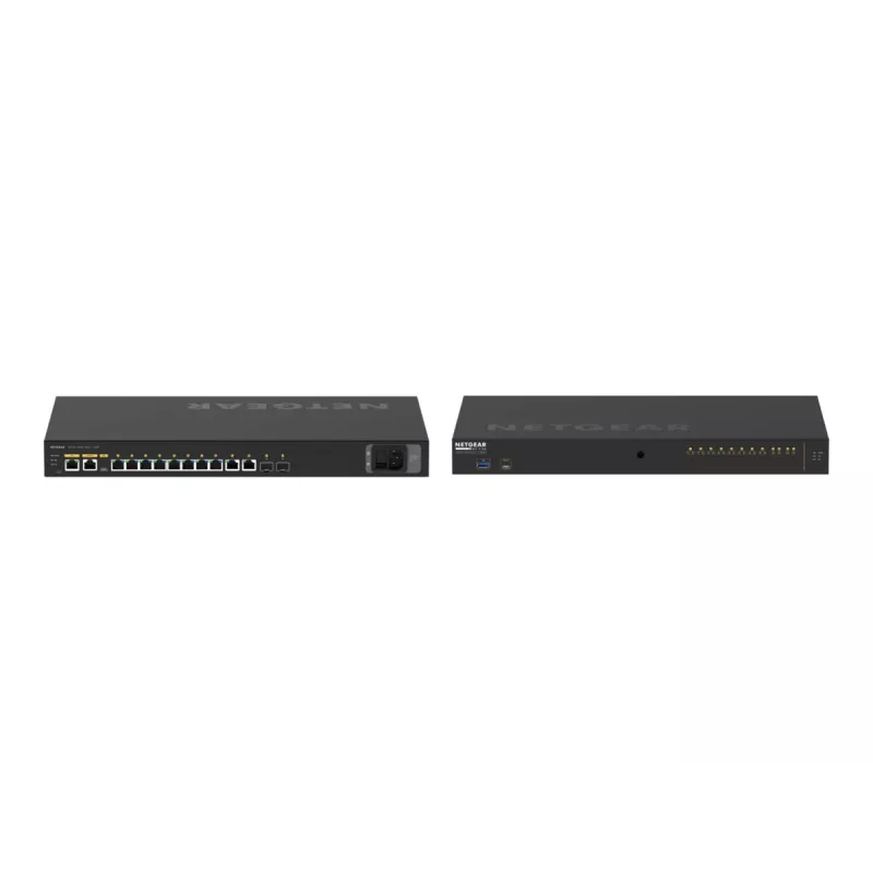 NETGEAR M4250-10G2XF-PoE++ Zarządzany przełącznik L2/L3 Gigabit Ethernet (10/100/1000) Power over Ethernet (PoE) 1U Czarny