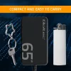 QOLTEC Charger 65W GaN Super Fast cienki PD 5-20V 3.25A USB-C