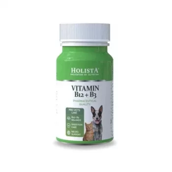 HOLISTA Witamina B12 + B3 - suplementy dla psów i kotów - 90 tabletek