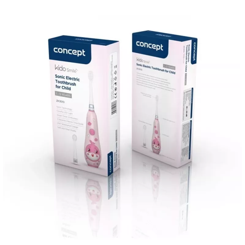 Concept ZK3010 Sonic toothbrush for children 1–5 years Pink