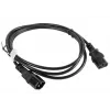 Kabel zasilający Lanberg CA-C13E-10CC-0018-BK Czarny 1.8m