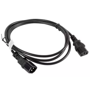 Kabel zasilający Lanberg CA-C13E-10CC-0018-BK Czarny 1.8m