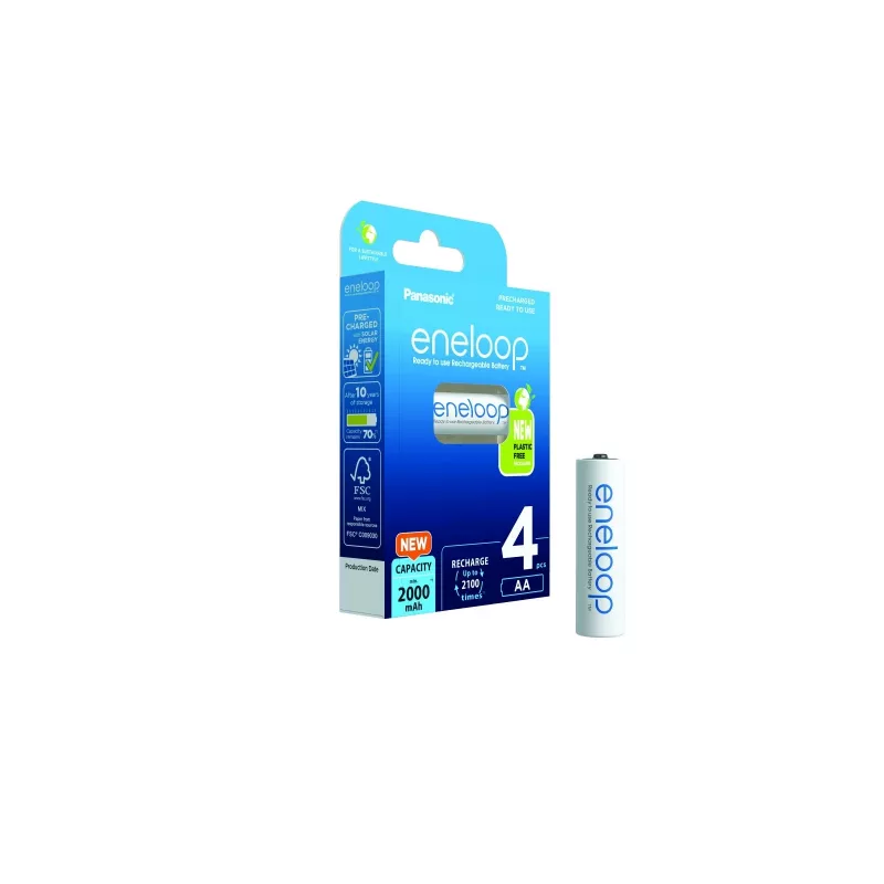 Akumulatory PANASONIC ENELOOP AA 2000 mAh 4 szt. (BK-3MCDE/4CP)