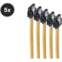 Kabel danych SATA ShiverPeaks BS78246-0.5Y-5 6 Gb/s z metalowym klipsem, 0,5 m