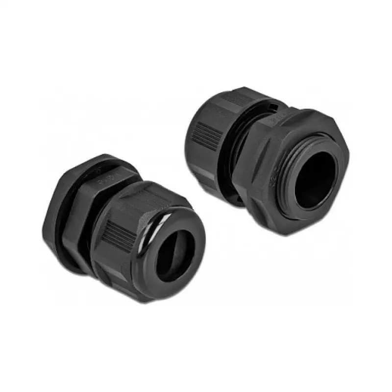 Przepust kablowy DeLOCK 60385 czarny plastik 2 szt.
