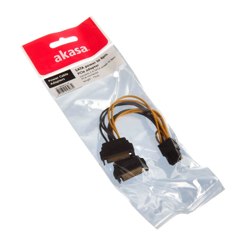 Wewnętrzny kabel zasilający Akasa AK-CBPW13-15 0,15 m