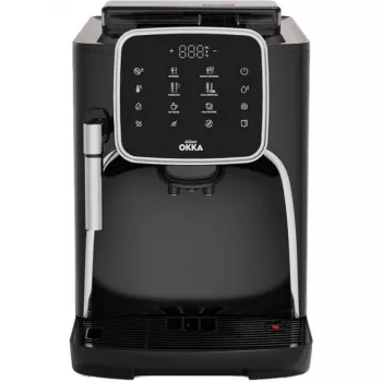 W pełni automatyczny ekspres do kawy Arzum Okka Espresso Pro, czarny/chrom, 1450 W