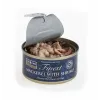 Mokra karma dla kota FISH4DOGS Makrela z krewetkami 70 g — dla dorosłych, smak rybny, puszka, bezglutenowa