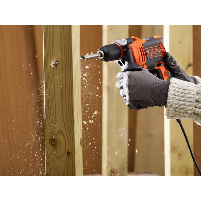 Wiertarka udarowa Black & Decker BEH710-QS 2800 RPM Czarny, Pomarańczowy