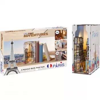 Zestaw do tworzenia REVELL Tiny Adventures „Paris” — miniaturowy model z papieru, kreatywne hobby