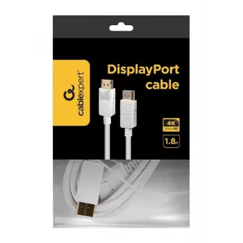 Kabel DisplayPort Gembird CC-DP2-6-W — DisplayPort do DisplayPort, 1,8 m, biały