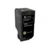 Kaseta z tonerem Lexmark 74C20Y0 1000 stron Żółty
