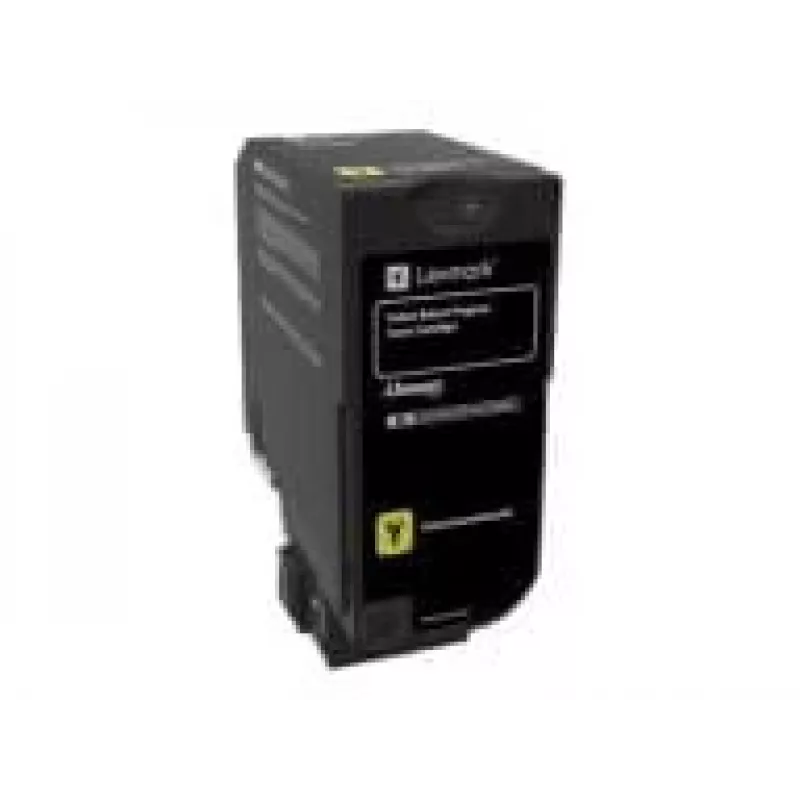 Kaseta z tonerem Lexmark 74C20Y0 1000 stron Żółty