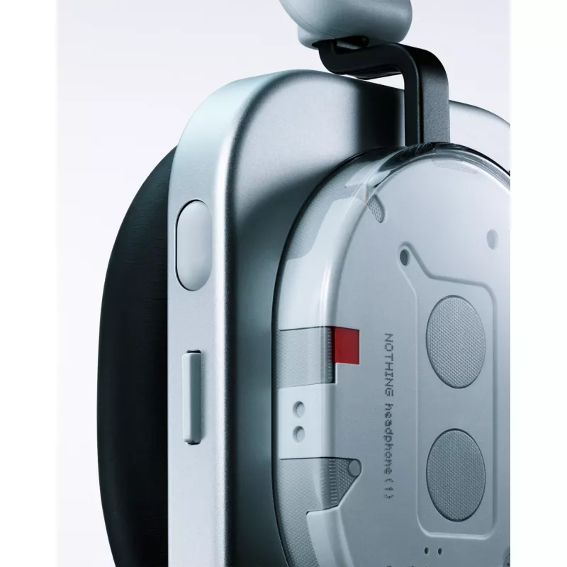 Słuchawki Nothing Headphone (1) nauszne przewodowe i bezprzewodowe do rozmów / muzyki USB Type-C Bluetooth czarne, białe