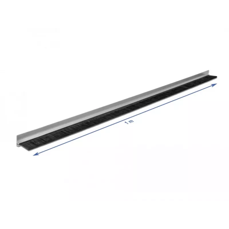 Listwa szczotkowa DeLOCK 66652 40 mm z profilem aluminiowym kątowym