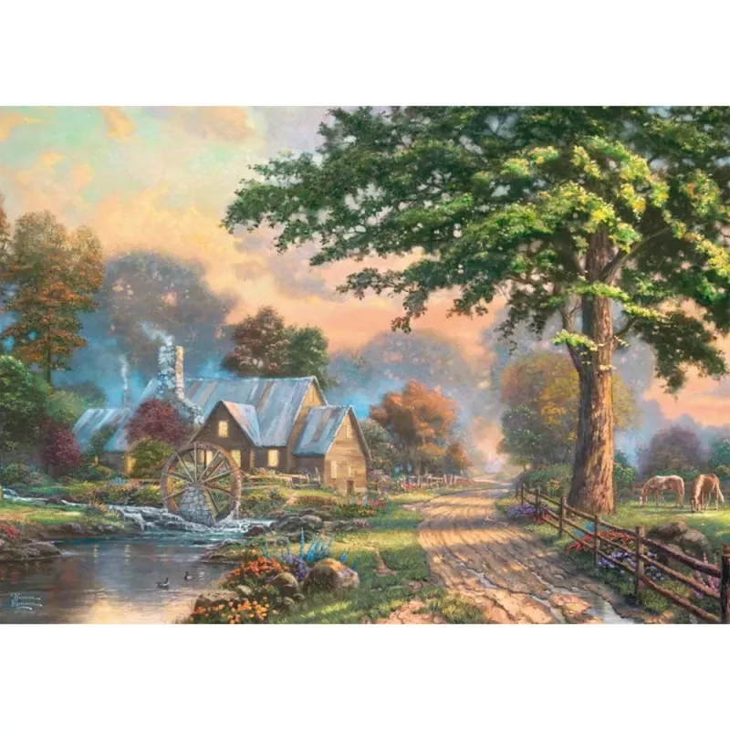Drewniane puzzle schmidt spiele 59797 Thomas Kinkade Studios 1000 elementów, drewniane elementy