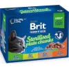 BRIT Premium Cat Sterilised Plate - mokra karma dla kotów - 12x100g