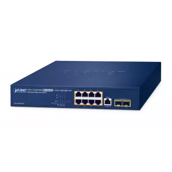 Przełącznik zarządzalny PLANET GS-4210-8UP2S 8-portowy Gigabit Ethernet PoE