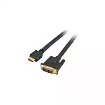 EFB-Elektronik HighSpeed HDMI+ - DVI kabel,HDMI A - DVI 24+1 St-St 1m, czarny Producent: EFB Elektronik (K5432SW.1)