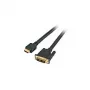 EFB-Elektronik HighSpeed HDMI+ - DVI kabel,HDMI A - DVI 24+1 St-St 1m, czarny Producent: EFB Elektronik (K5432SW.1)