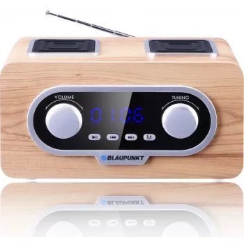 Blaupunkt PP5.2CR radio przenośne drewnopodobne to produkt Blaupunkt z naszej oferty Radioodbiorniki. Najważniejsze cechy to system Radio, kanały audio 2.0 i maksymalna moc głośników 3W.
