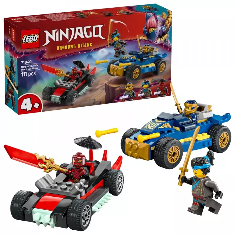 Klocki Ninjago 71840 Wyścigowy Pojedynek Rogue vs Drix