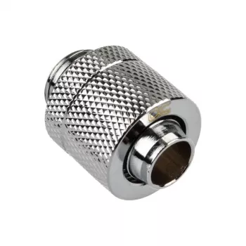Alphacool Eiszapfen Connector prosty G1/4 inch AG to 13/10mm - chrome srebrny