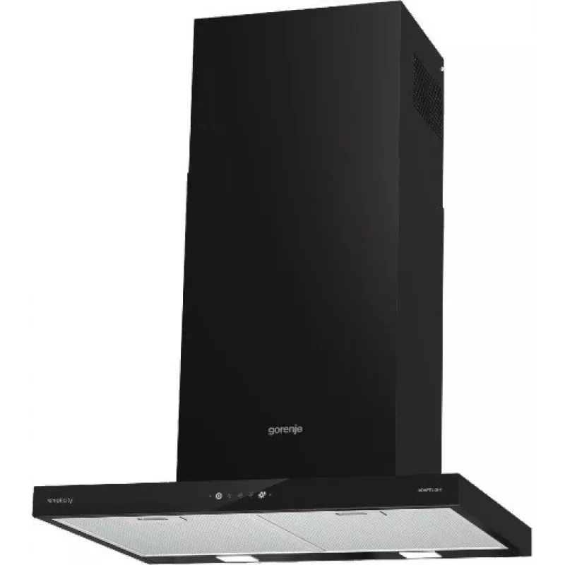 Gorenje WHT6SYB ścienny Czarny 650 m³/h