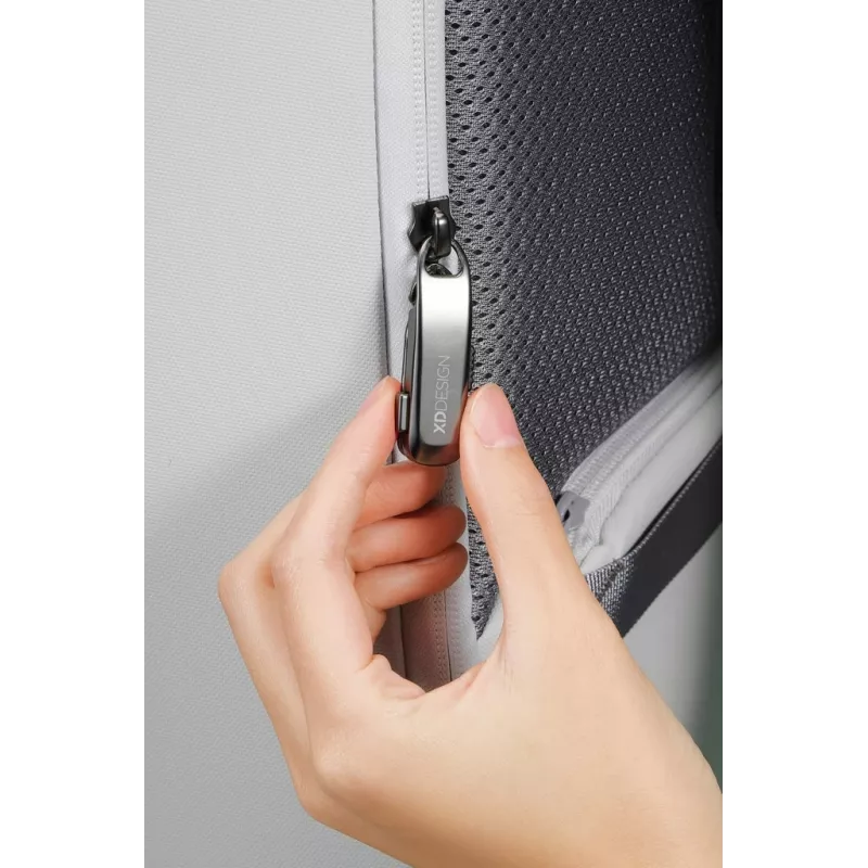 Plecak XDDESIGN Bobby Edge antykradzieżowy biały — 17 l, mieści laptopa 16 cali, wodoodporny, 1,1 kg