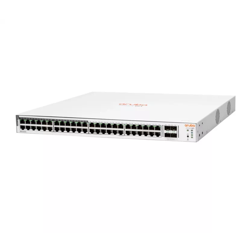 HPE Aruba Networking Aruba Instant On 1830 48G 24p Class4 PoE 4SFP 370W Zarządzany L2 Gigabit Ethernet (10/100/1000) Power over Ethernet (PoE) 1U