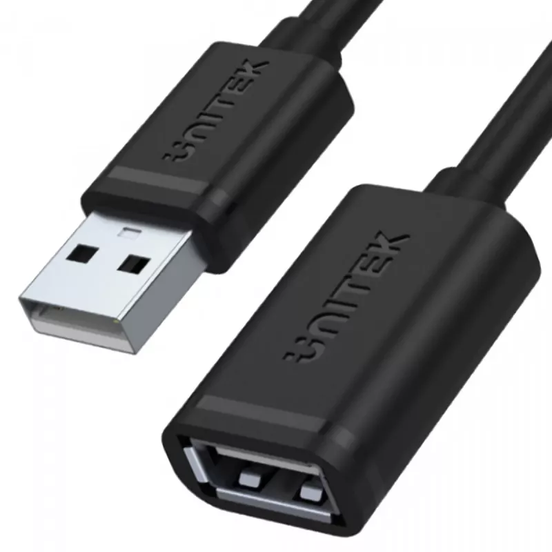 Kabel USB UNITEK Y-C447GBK 0,5 m USB 2.0 czarny