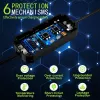 Qoltec Mobilny Ładowarka EV do Samochodu Regulowana 2w1 Type2 | 7kW | 230V | CEE 3 PIN | Wi-Fi | LCD | Przenośna | Wallbox | 5m