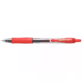 Wysuwany długopis żelowy Pilot BL-G2-7-R Fine czerwony