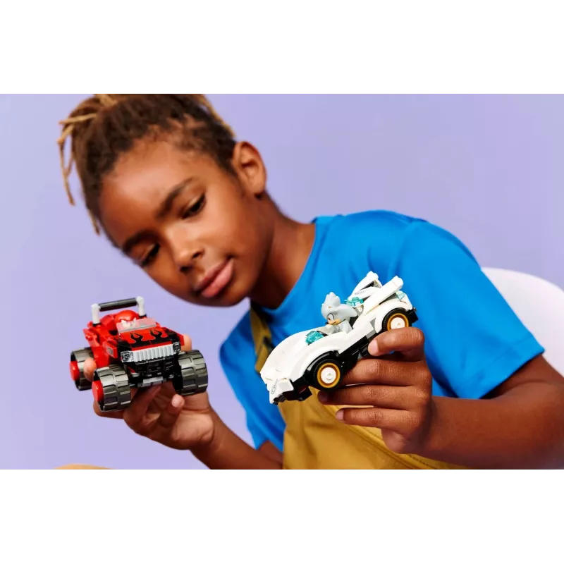 LEGO SONIC THE HEDGEHOG 77118 Samochód Silvera kontra Monster Truck Knucklesa