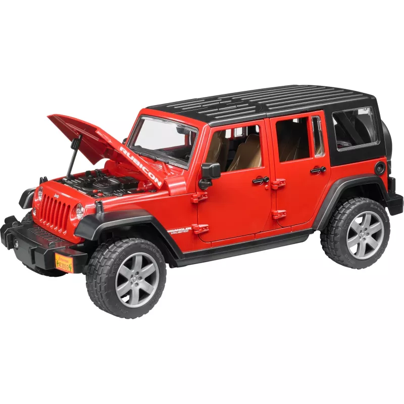 Model pojazdu terenowego BRUDER JEEP Wrangler Unlimited Rubicon