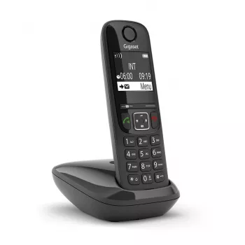 Analogowy/DECT telefon Gigaset AS690 Identyfikacja dzwoniącego Bezprzewodowa słuchawka Czarny
