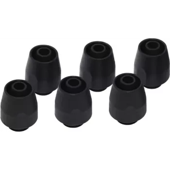 Alphacool HF Screw-In Fitting TPV - 12,7/7,6mm prosty - czarny - zestaw 6 sztuk (17453)