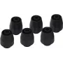 Alphacool HF Screw-In Fitting TPV - 12,7/7,6mm prosty - czarny - zestaw 6 sztuk (17453)