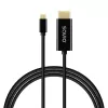 Kabel USB-C SAVIO CL-191 2 m — USB-C na USB-C, męski-męski, czarny, osłona z tworzywa, przewodnik miedziany