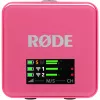 Mikrofon bezprzewodowy RODE Wireless GO III Pink — kompaktowy dwukanałowy system nadajnika i odbiornika